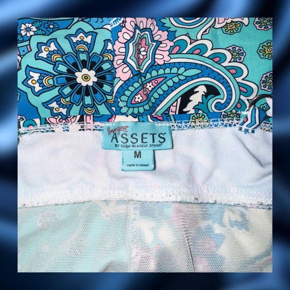 Y2K Paisley One Piece Swimsuit ⚡️ Pink & Blue ⚡️ Size M ⚡️ Assets by Spanx - Picture 3 of 5